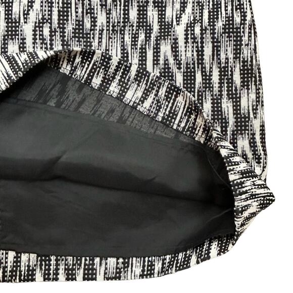 Trina Turk Dress Womens Size 4 Black White Mini Sheath Sleeveless Classic Chic - Picture 8 of 12